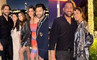 Kriti Sanon, MS Dhoni, Nupur Sanon, Stebin Ben, Abdu Rozik Gather In Dubai To Celebrate New Year | See PICS